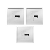 Corban &amp; Blair 3 Piece Slim Box 16 x 16" Photo Frame Set