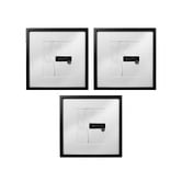 Corban &amp; Blair 3 Piece Slim Box 16 x 16" Photo Frame Set
