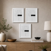 Corban &amp; Blair 3 Piece Slim Box A3 Photo Frame Set