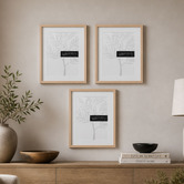 Corban &amp; Blair 3 Piece Slim Box A3 Photo Frame Set