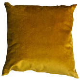 Bungalow Living Gold Velvet Cushion