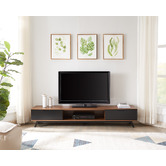 Monument Furniture 200cm Nova Lowline TV Unit | Temple & Webster