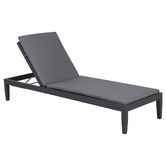 Maya Outdoor Furniture Gunmetal Odette Sun Lounge