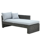 Maya Outdoor Furniture 2 Seater Lowell Outdoor Chaise &amp; Sun Lounge Set