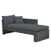 Maya Outdoor Furniture 2 Seater Lowell Outdoor Chaise &amp; Sun Lounge Set