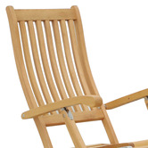 Maya Outdoor Furniture Idaho Acacia Wood Sun Lounge