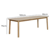 Maya Outdoor Furniture 6 Seater Pura Outdoor Dining Table &amp; Chair Set