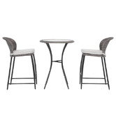 Maya Outdoor Furniture 2 Seater Carmen Outdoor Bar Table Set