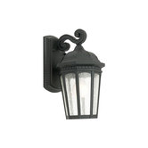 Extravagant Lighting Cambridge One Light Exterior Wall Lantern in Black