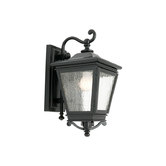 Extravagant Lighting Nottingham One Light Exterior Wall Lantern in Black