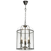 Extravagant Lighting Clovelly 3 Light Glass Pendant