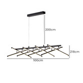 Extravagant Lighting Metrix Aluminium 8 Light Pendant