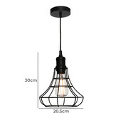 Extravagant Lighting Cage Metal Pendant Light