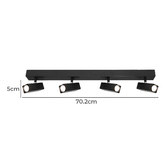 Extravagant Lighting Artemis Aluminium 4 Lamp Rail Spotlight