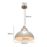 Extravagant Lighting Lucero Steel Pendant Light