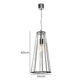 Extravagant Lighting Zara Aluminium Pendant Light