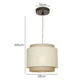Extravagant Lighting Holloway Aluminium Medium Pendant Light