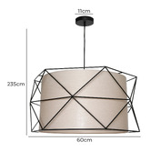 Extravagant Lighting Findlay 3 Light Pendant