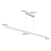 Extravagant Lighting Vista Aluminium LED Pendant Light