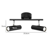 Extravagant Lighting Vector 2 Light Aluminium Spotlight
