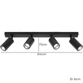 Extravagant Lighting Stockholm Quad Rail Light