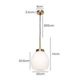 Extravagant Lighting Jensen Steel Pendant Light