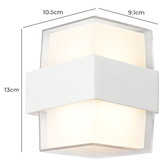Extravagant Lighting Garth 2 Light LED Outdoor Wall Light