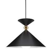 Extravagant Lighting Efraim Large Hourglass Steel Pendant Light