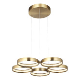 Extravagant Lighting Clara 5 Ring Light LED Pendant