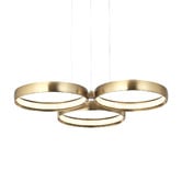 Extravagant Lighting Clara Steel LED 3 Light Pendant