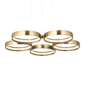 Extravagant Lighting Clara 5 Ring Light LED Pendant