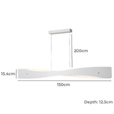 Extravagant Lighting Palatine LED Pendant Light