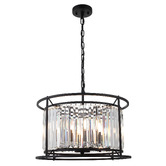Extravagant Lighting Auburn Steel 6 Light Pendant