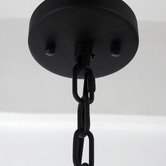 Extravagant Lighting Auburn Steel 6 Light Pendant