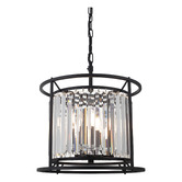 Extravagant Lighting Auburn 3 Light Steel Pendant