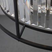 Extravagant Lighting Auburn Steel 8 Light Pendant