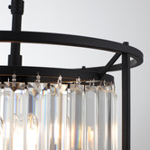 Extravagant Lighting Auburn 3 Light Steel Pendant