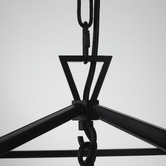 Extravagant Lighting Panama Steel 4 Light Pendant