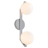 Extravagant Lighting Reno Frosted Glass 2-Light Wall Light