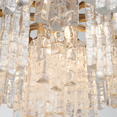 Extravagant Lighting Ruther Glass 10 Light Pendant