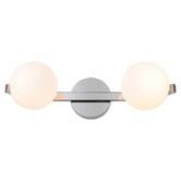 Extravagant Lighting Reno Frosted Glass 2-Light Wall Light