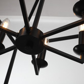 Extravagant Lighting Panama Steel 6 Light Pendant