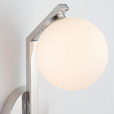 Extravagant Lighting Reno Frosted Glass 2-Light Wall Light