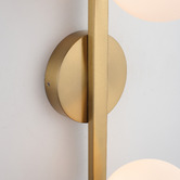 Extravagant Lighting Reno Frosted Glass 2-Light Wall Light