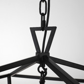 Extravagant Lighting Panama Steel 6 Light Pendant