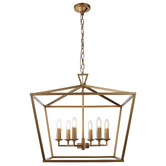Extravagant Lighting Panama Steel 6 Light Pendant