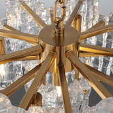 Extravagant Lighting Ruther Glass 5 Light Pendant