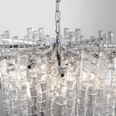 Extravagant Lighting Ruther Glass 10 Light Pendant