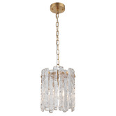 Extravagant Lighting Ruther Glass Single Light Pendant