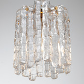 Extravagant Lighting Ruther Glass Single Light Pendant